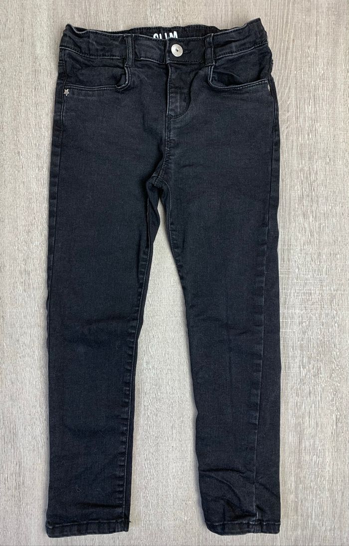 Jean slim noir - taille 6 ans 116 cm - photo numéro 2