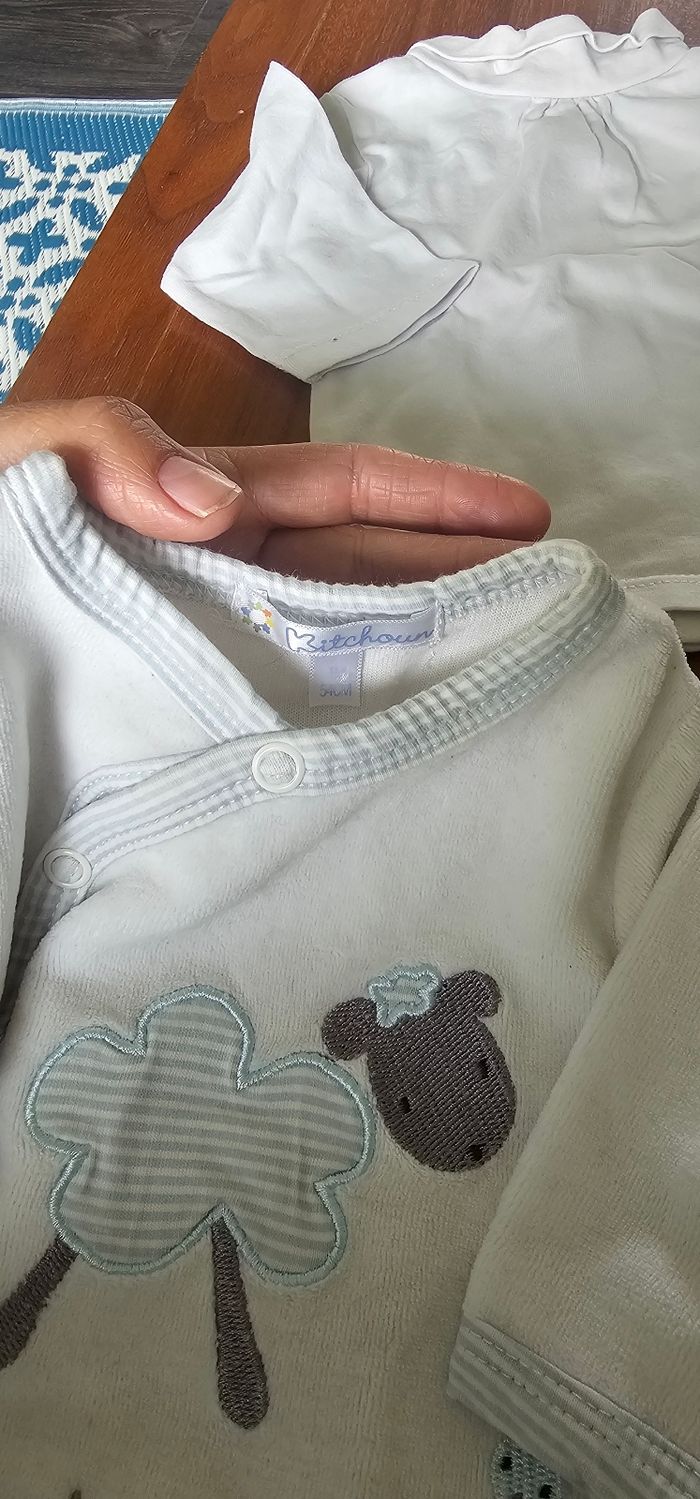 Lot vêtement bébé garçon 1mois 54cm - photo numéro 8