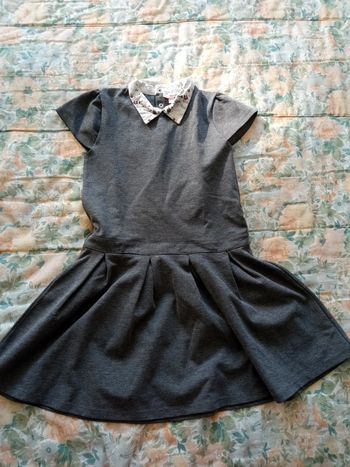 Robe grise Lili marelle 10 ans