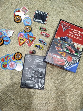 Jeu de société, La course des p'tits Champions, Cars, Ravensburger, TBE