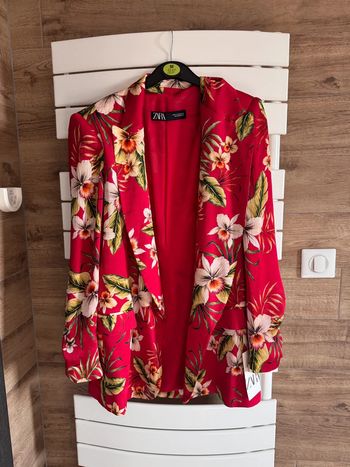 Blazer à fleurs