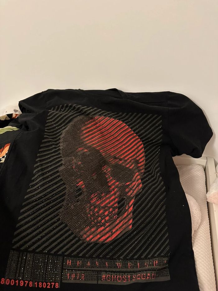 Tee-shirts tête de mort strass - photo numéro 5