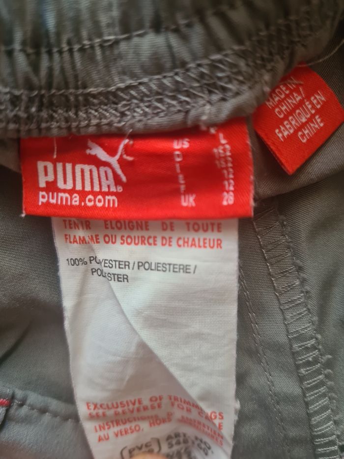 Pantacourt gris Puma / Taille 12 ans - photo numéro 3