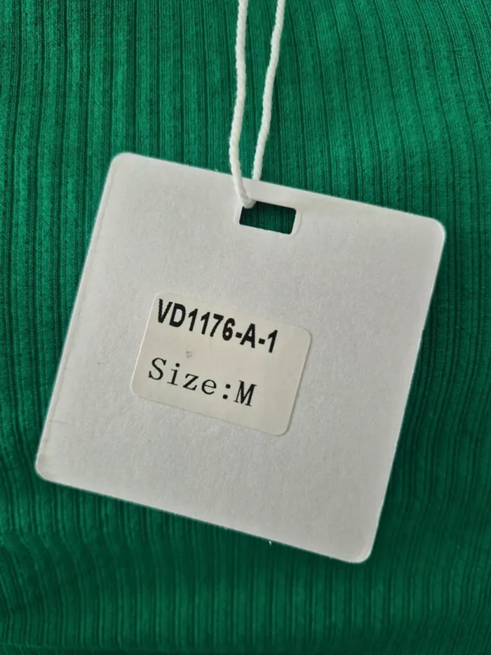 Tee-shirt Vert Manches Courtes Femme Taille M/38 - photo numéro 3