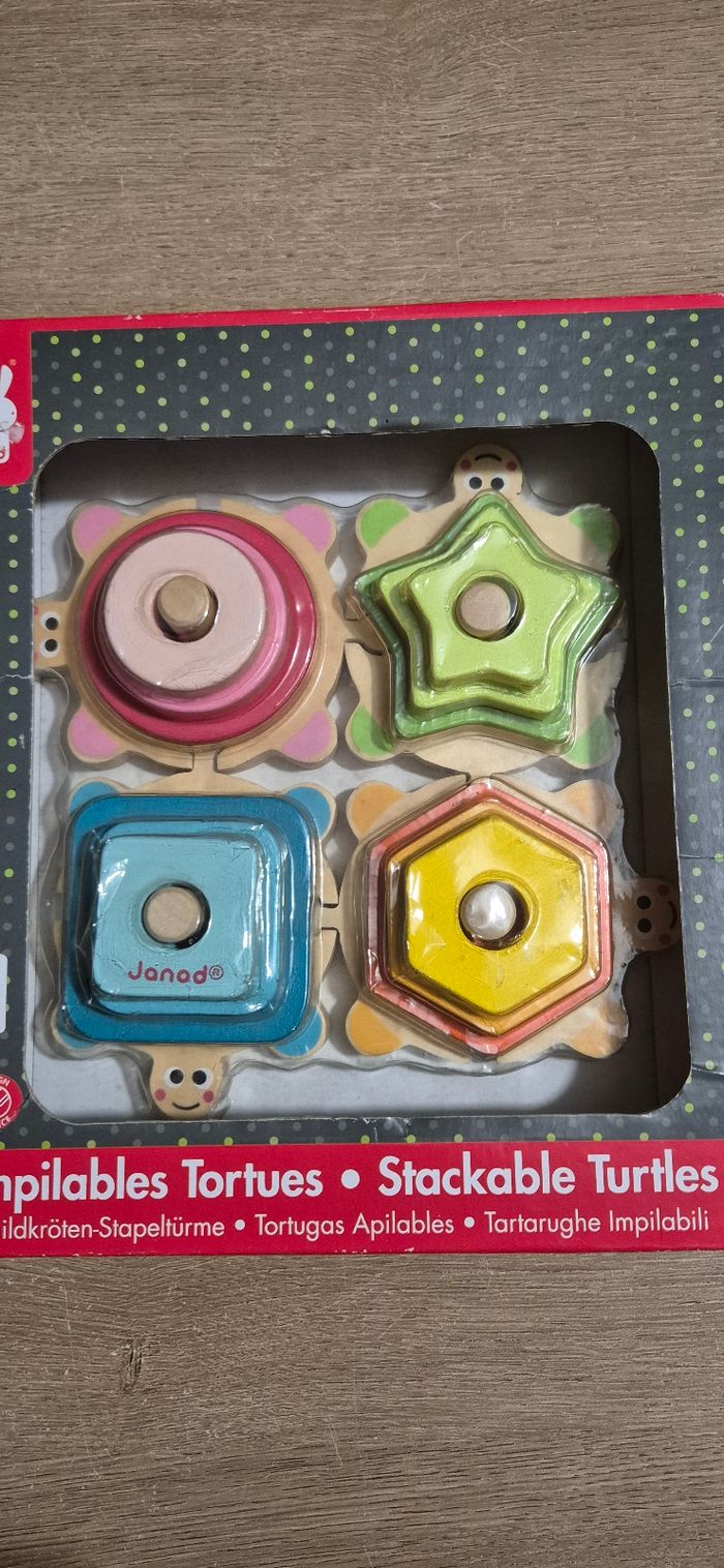 Tortues des formes empilables en bois - photo numéro 6