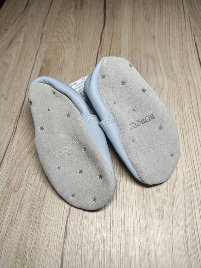 Chausson en cuir Robeez 0-6 mois neuf - photo numéro 3