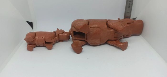 Hippopotame avec bébé vintage playmobil - photo numéro 8