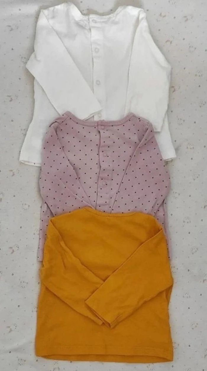 T-shirt manche longue bébé fille - photo numéro 5