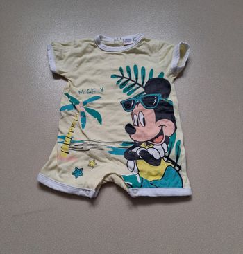 Barboteuse Mickey – Disney by Leclerc – Taille 3 mois