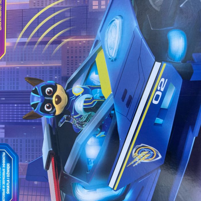 Voiture Chase Spin : Super véhicule interactif Deluxe Pat Patrouille Mighty movie - photo numéro 4