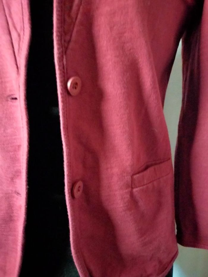 Veste femme bordeaux – Le Temps des Cerises – Taille S/M - photo numéro 3