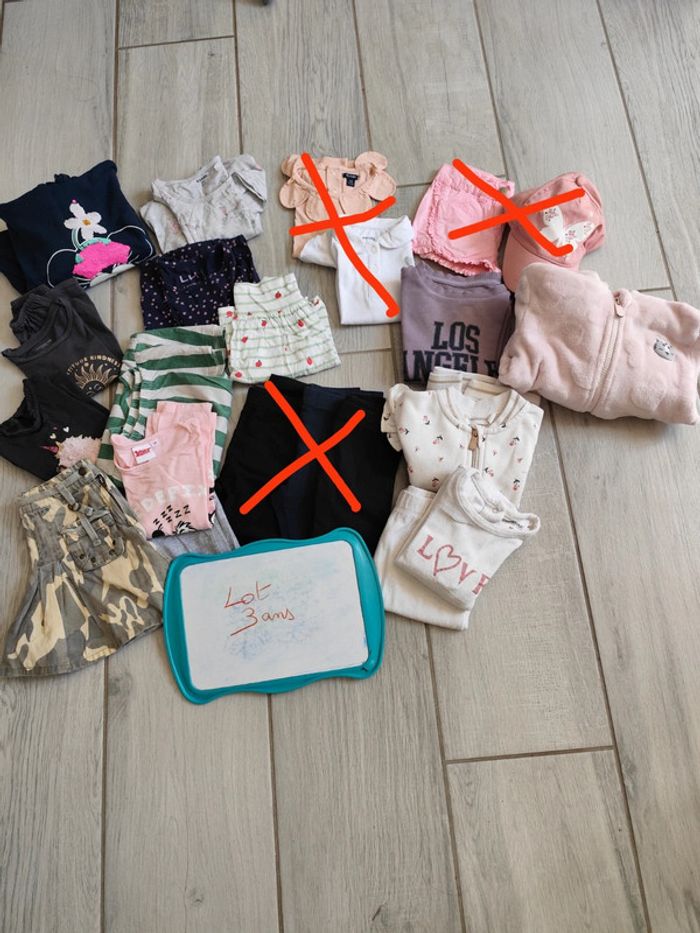 Lot vêtements fille 3 ans