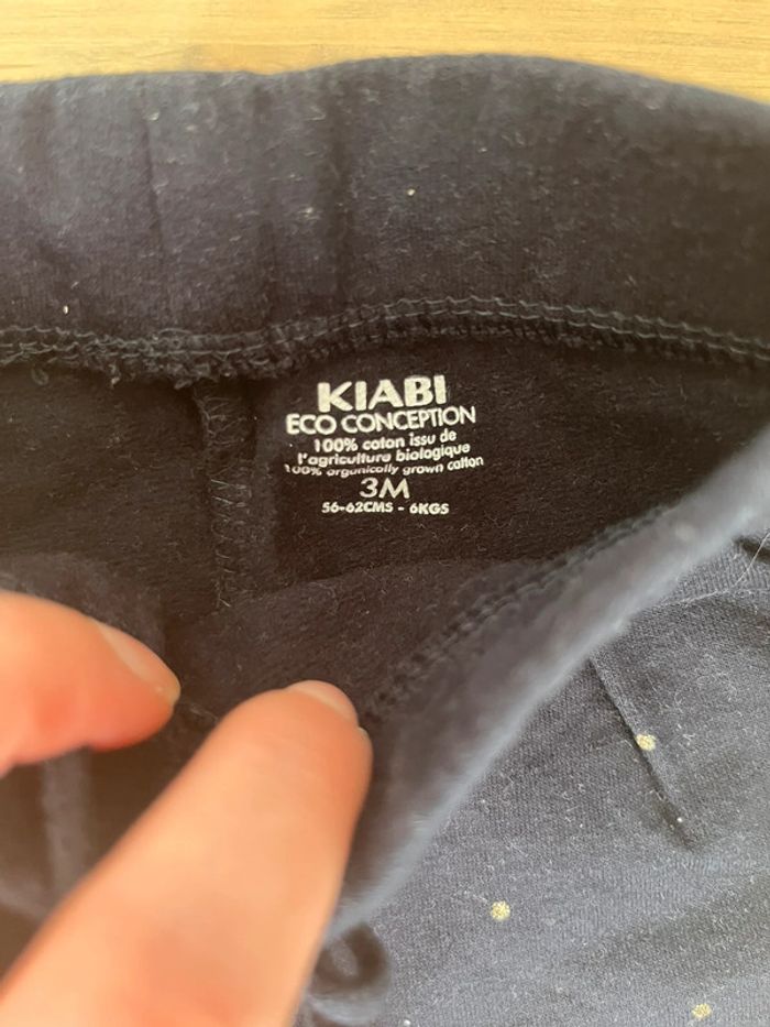 Pantalon jogging Kiabi marine 3 mois - photo numéro 2