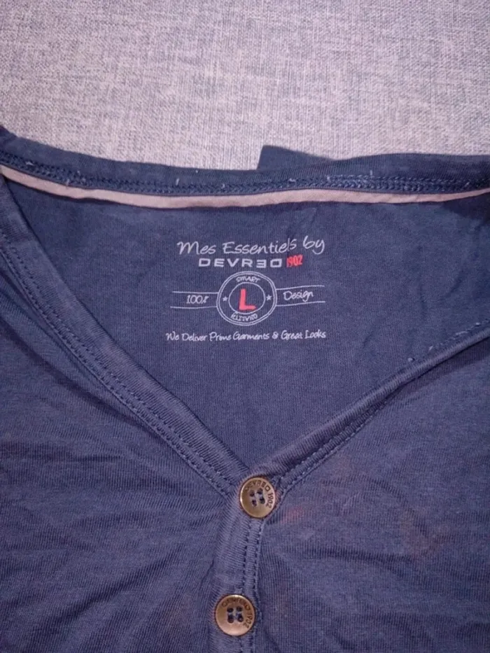C62 t-shirt marine Devred L - photo numéro 3