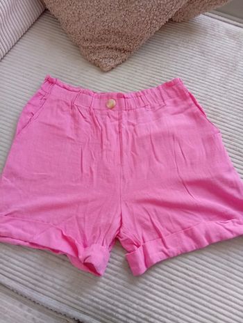 Short femme gaz de coton