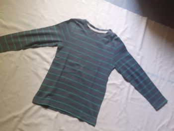 Sweet gris foncé rayé vert