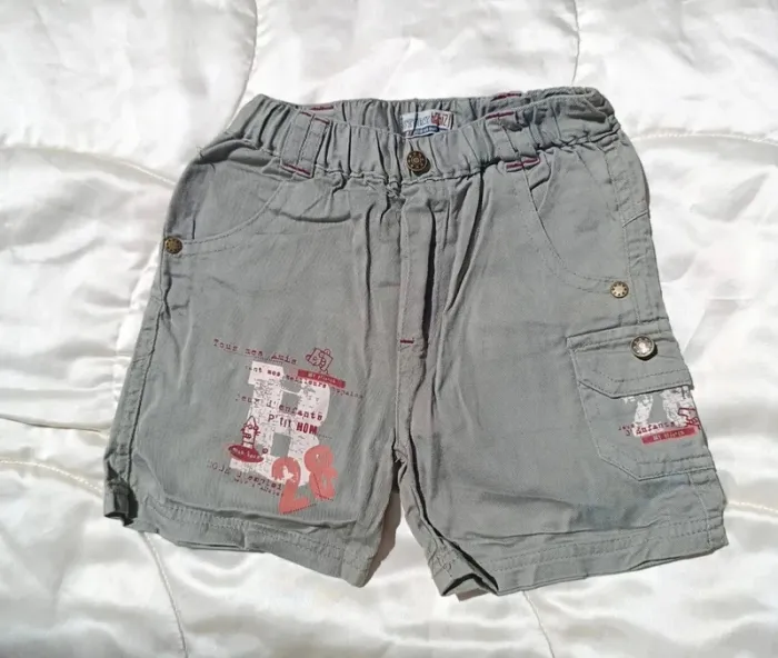Short kaki Taille élastique 23 mois Babiz