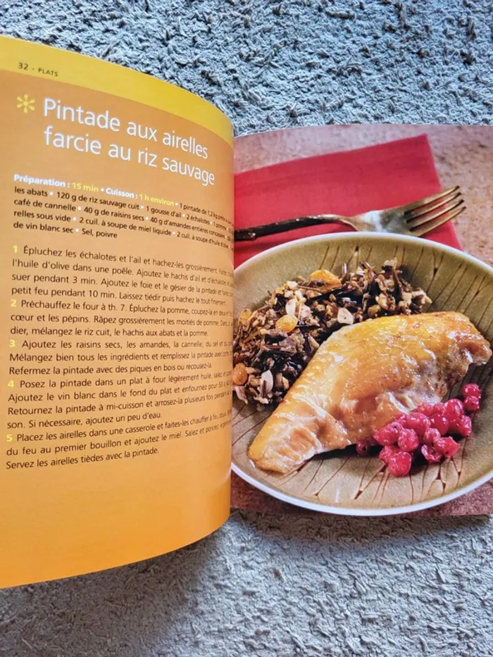 Lot de 2 livres de cuisine recettes de riz et réceptions à thème - photo numéro 16