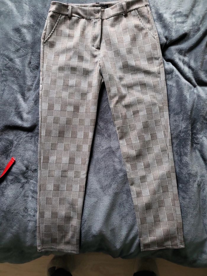Pantalon à carreaux