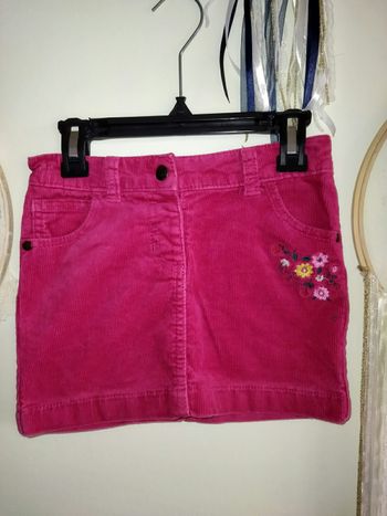 🎀 Jupe velours côtelé rose 6 ans 🎀
