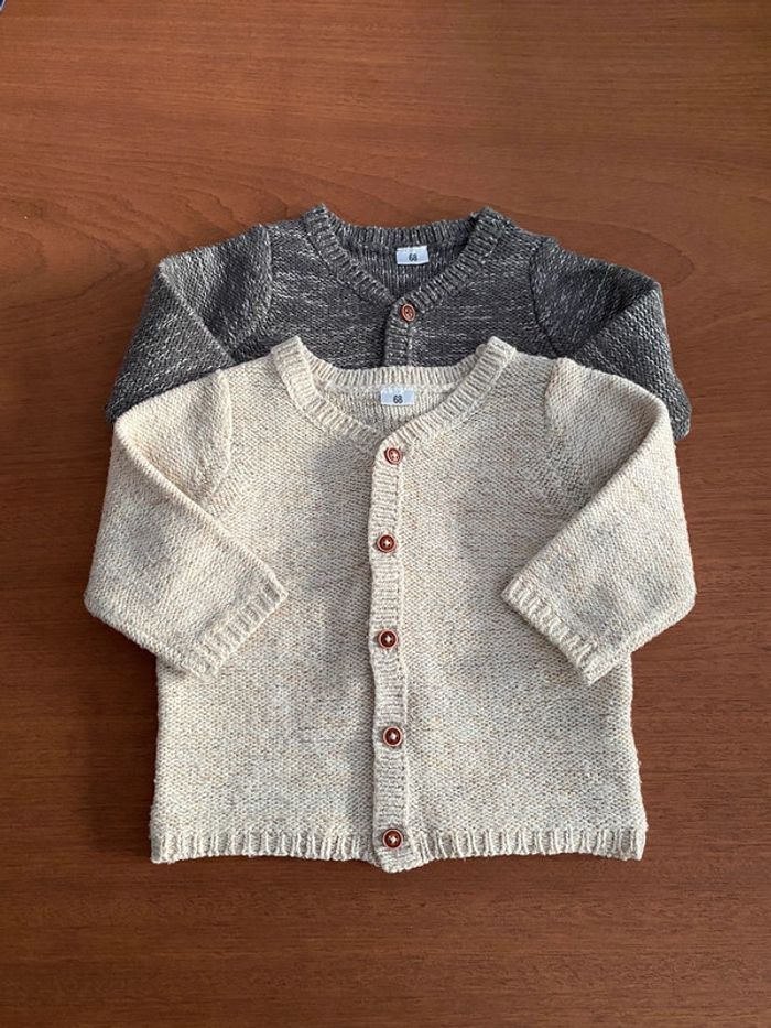 Lot de deux gilets 6 mois