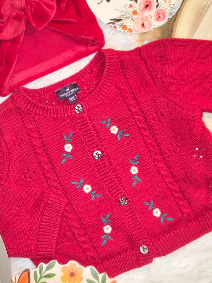 Ensemble complet automne/hiver sergent major fille 6 mois 🎀 - photo numéro 7