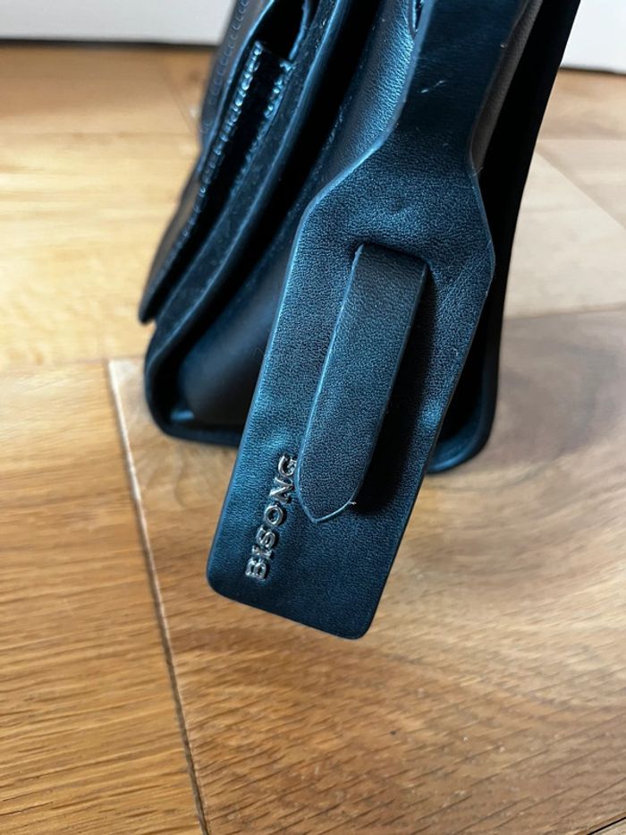 Sac à main noir avec bandoulière - photo numéro 5