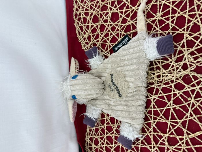 Mouton "Poilodos" DEGLINGOS doudou plat beige - photo numéro 4
