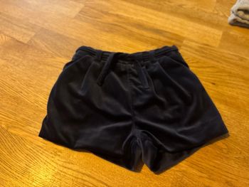 Short velours marine obaidi