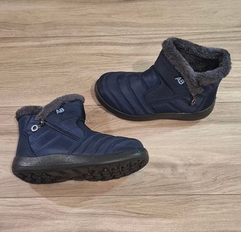 Bottes bottines hiver chaudes doublées imperméable randonnée fille