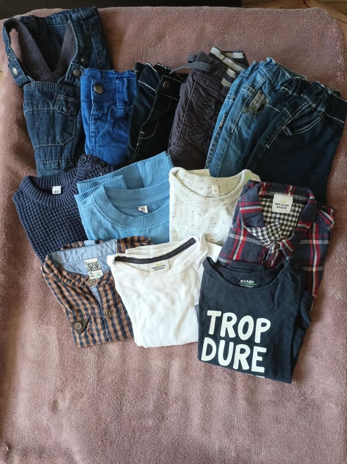 Lot de 13 vêtements garçon - Taille 18 mois