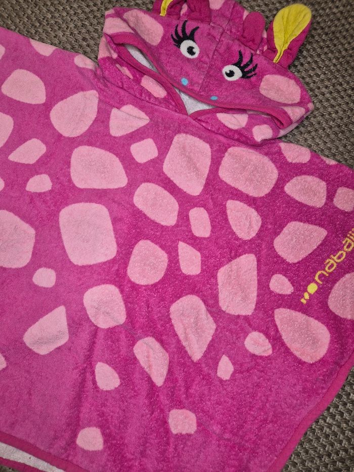 Poncho de bain fille hippopotame - 0/3 ans - photo numéro 3
