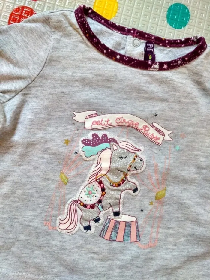 Haut manches longues sergent major 6 mois - photo numéro 2