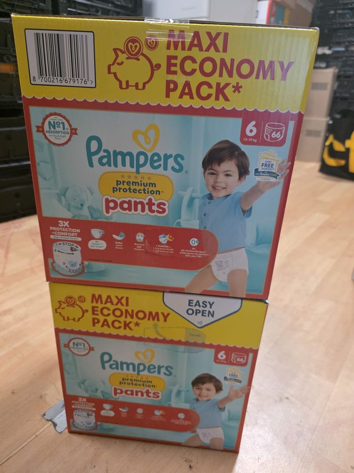 2 cartons pampers premium protection pants T6