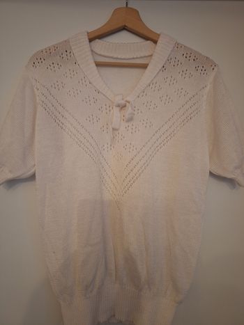 Pull leger crème