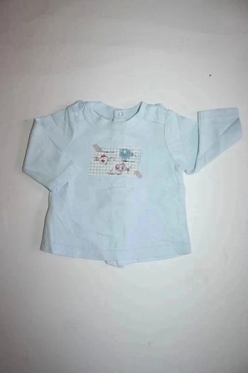 Haut Tape à l'oeil 3 mois bleu ciel