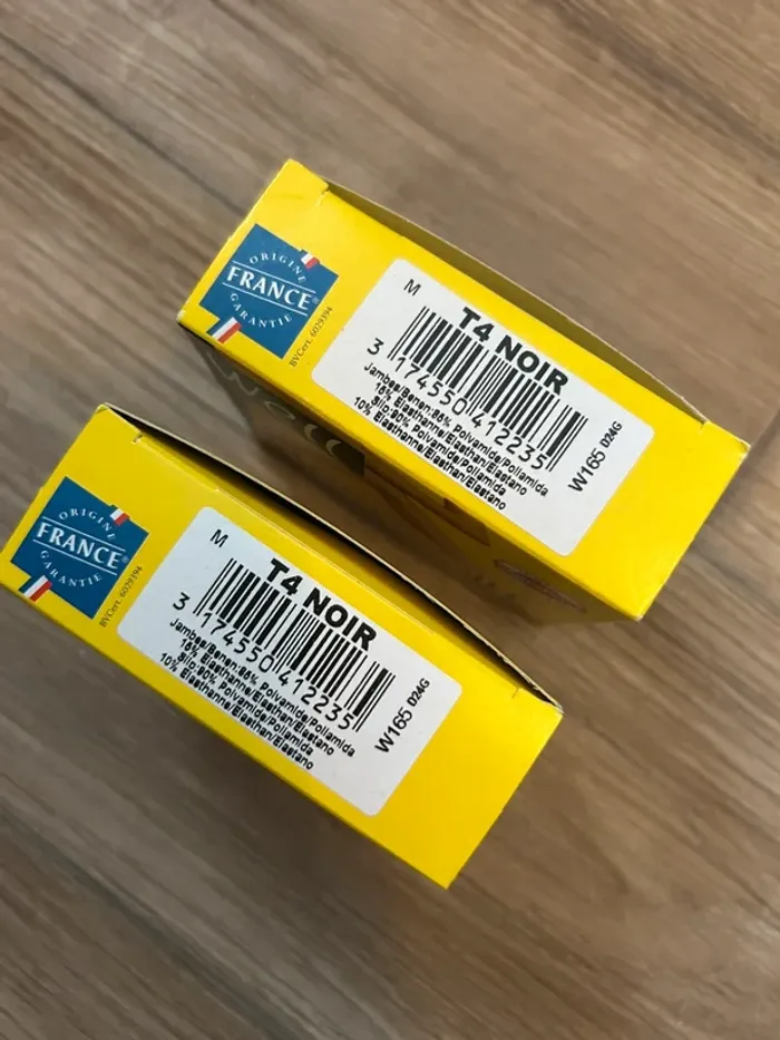 Lot de 2 paires de collants Well noirs - photo numéro 2