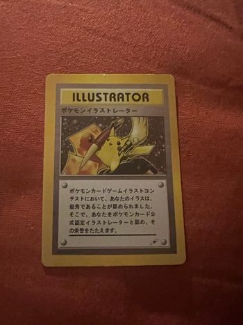 Carte Pokémon illustrator collector très rare