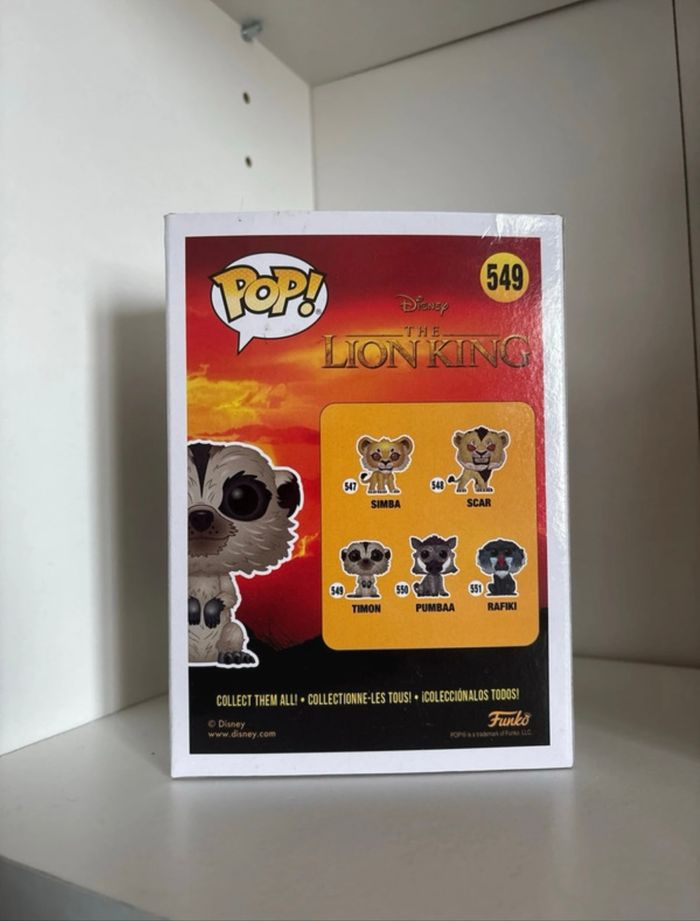 Funko POP #549 / Timon / Neuve - photo numéro 2
