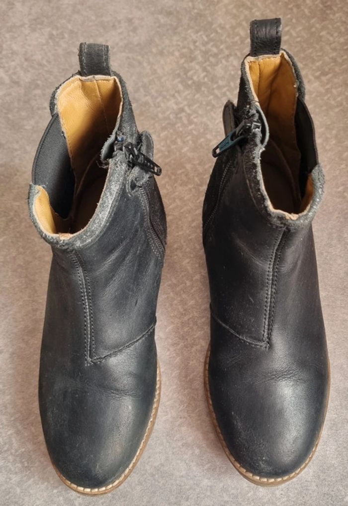 Bottines cuires p31 vertbaudet - photo numéro 2