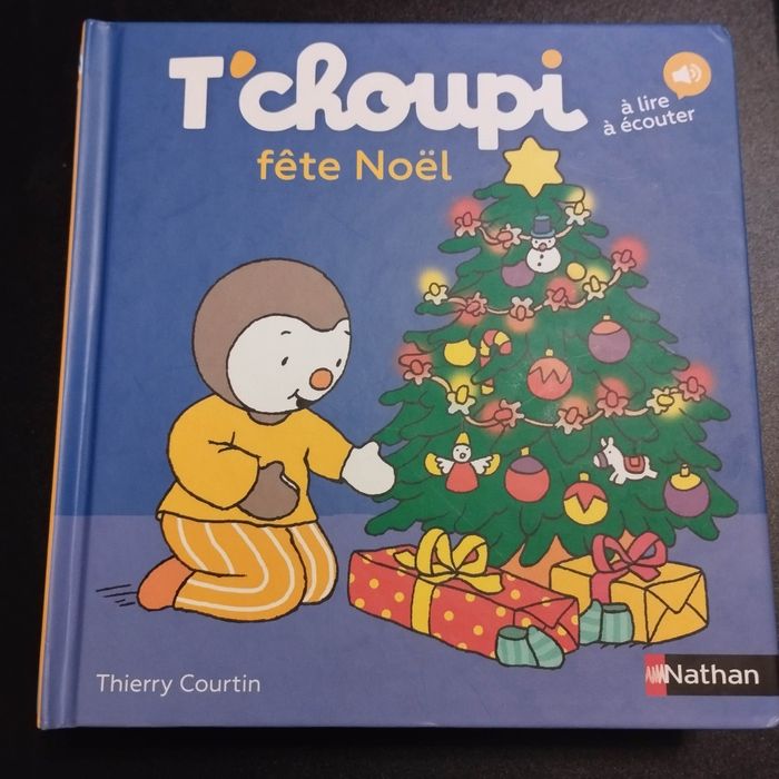 Livre enfant Nathan T'choupi fête Noël