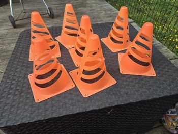 lot de 7 cones jouets