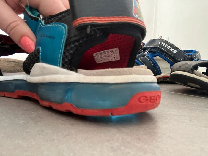 Sandales geox mario lumineuses 35 - photo numéro 3