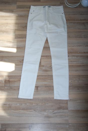 jegging en jeans blanc new look taille 40