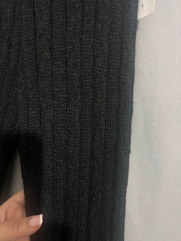 Pantalon grosse maille noir chaud taille 14 ans neuf et étiqueté - photo numéro 2