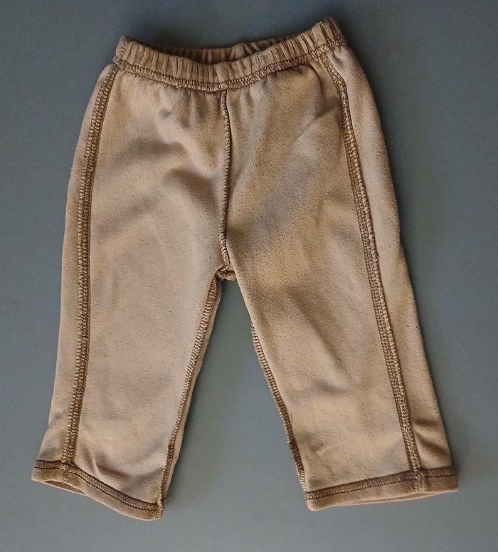 ensemble gris en velours 6 mois 3 pommes - photo numéro 7