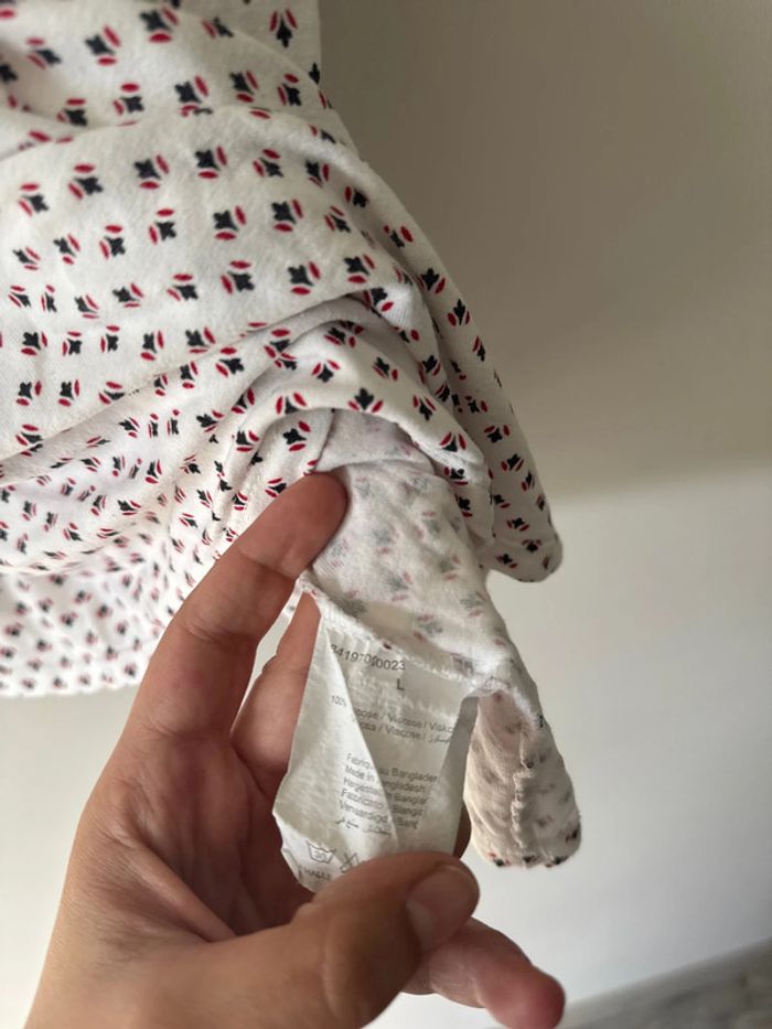 👚 débardeur de pyjama femme - taille L - la halle - très bon état - photo numéro 4