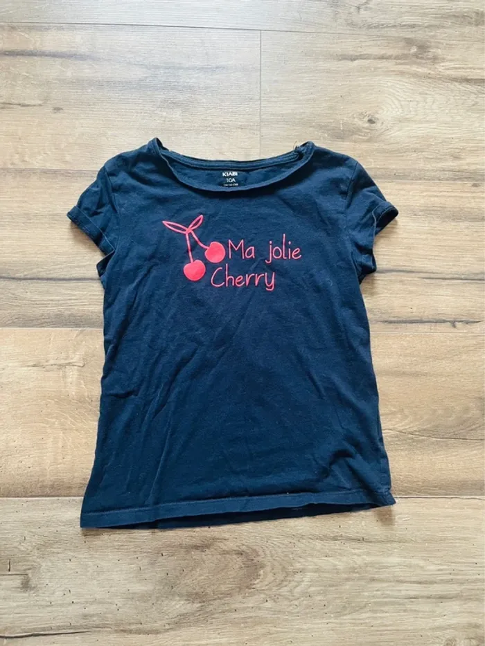T shirt fille 10 ans manches courtes