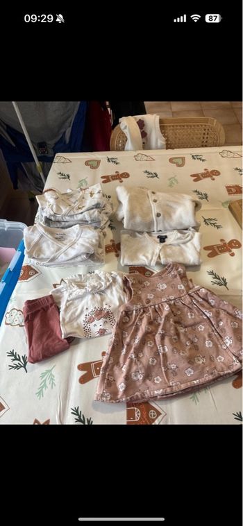 Lot 1 mois fille DPAM Kiabi