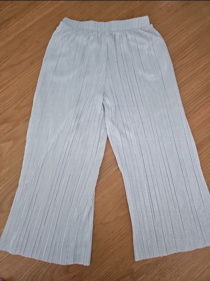 Pantalon plissé argenté - photo numéro 4